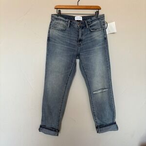 Current Elliott Womens Jeans Size 28‎ Distressed Boyfriend Denim Knee Rip